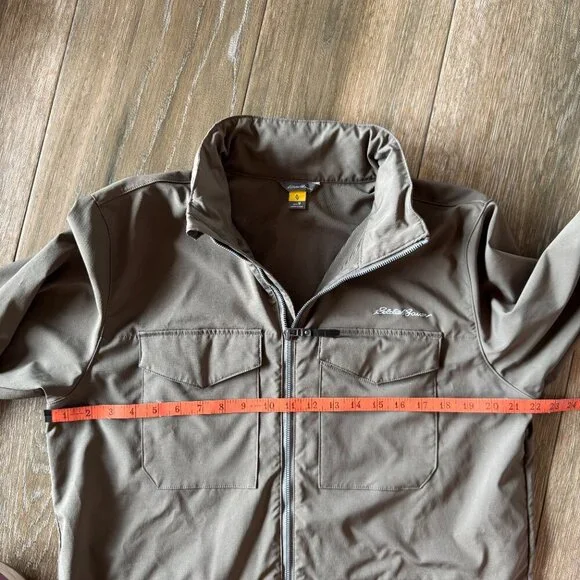 Eddie Bauer men's Travex field Jacket, packable, hooded size medium - Picture 5 of 9